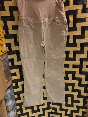 George Women's Maternity Beige Boot Cut Pants